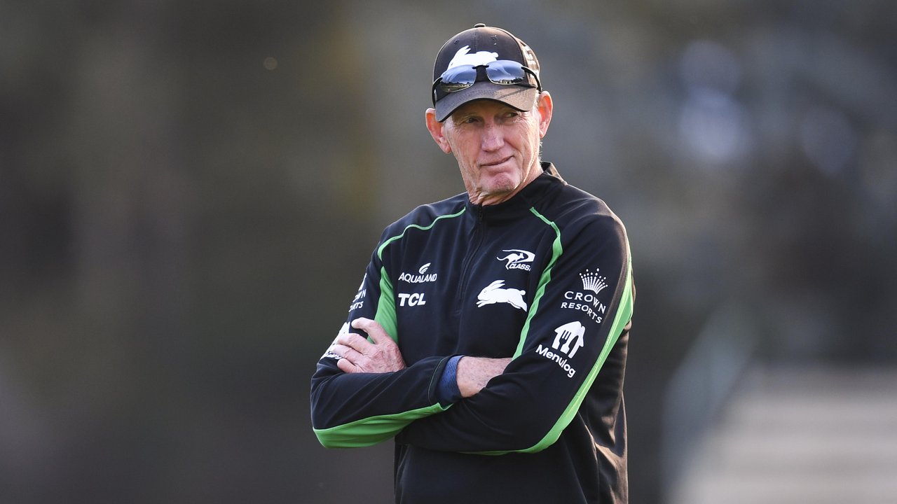 Wayne Bennett during his time as South Sydney coach. 