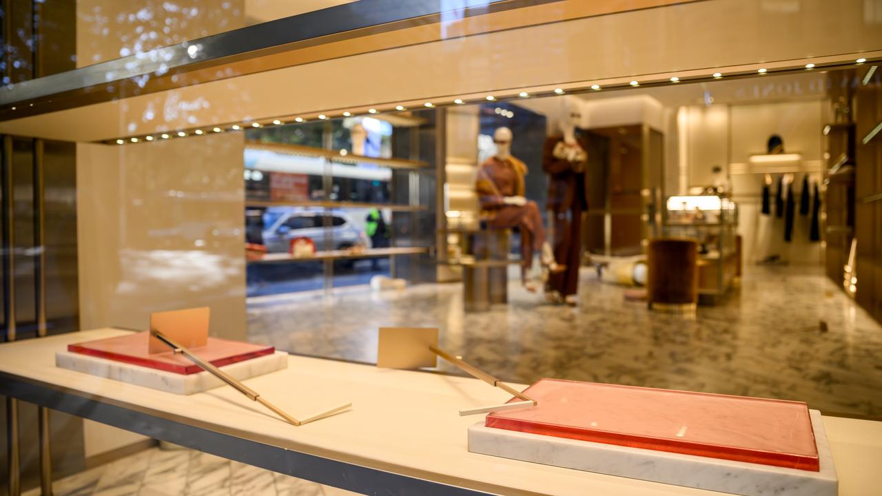 The Fendi store 