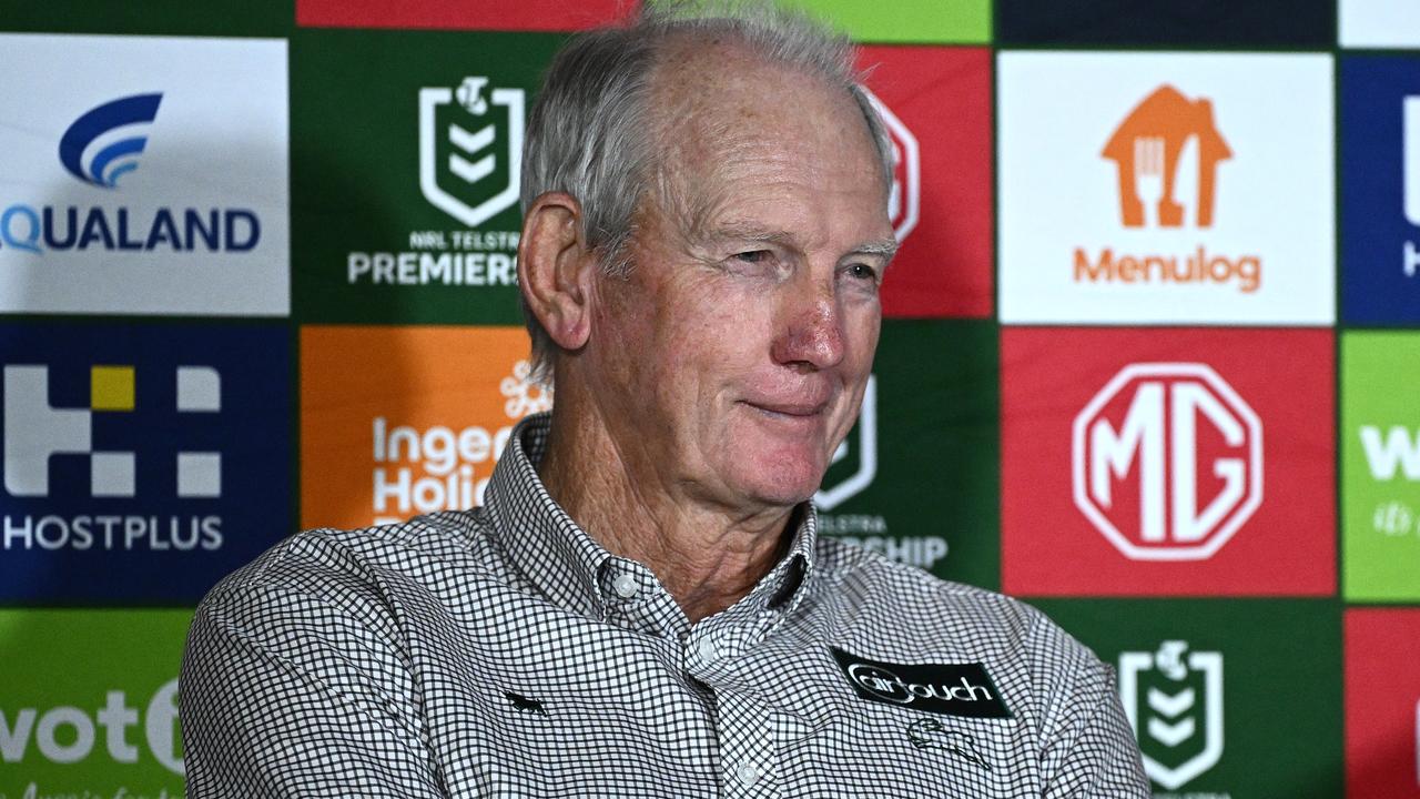 Souths coach Wayne Bennett.