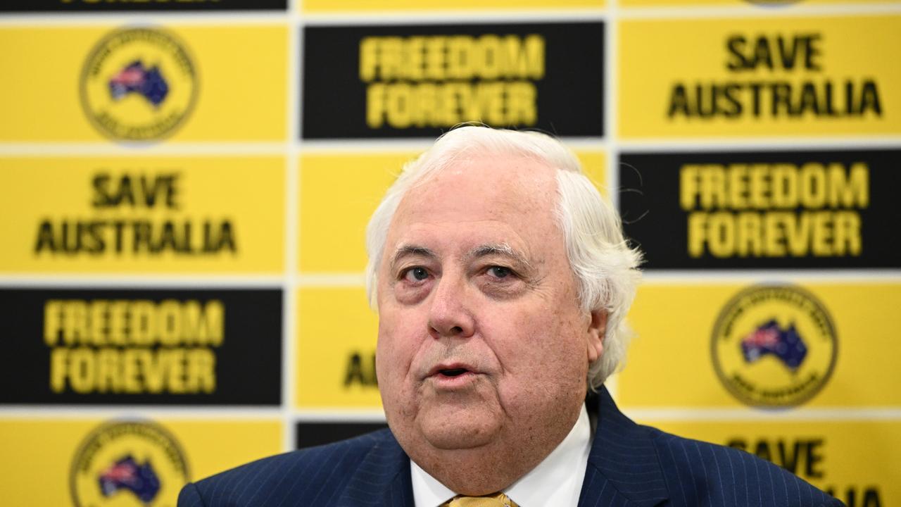United Australia Party's Clive Palmer