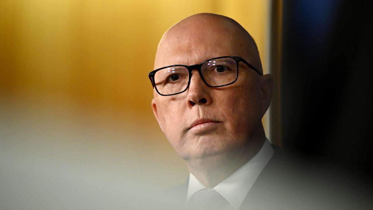 Former opposition leader Peter Dutton
