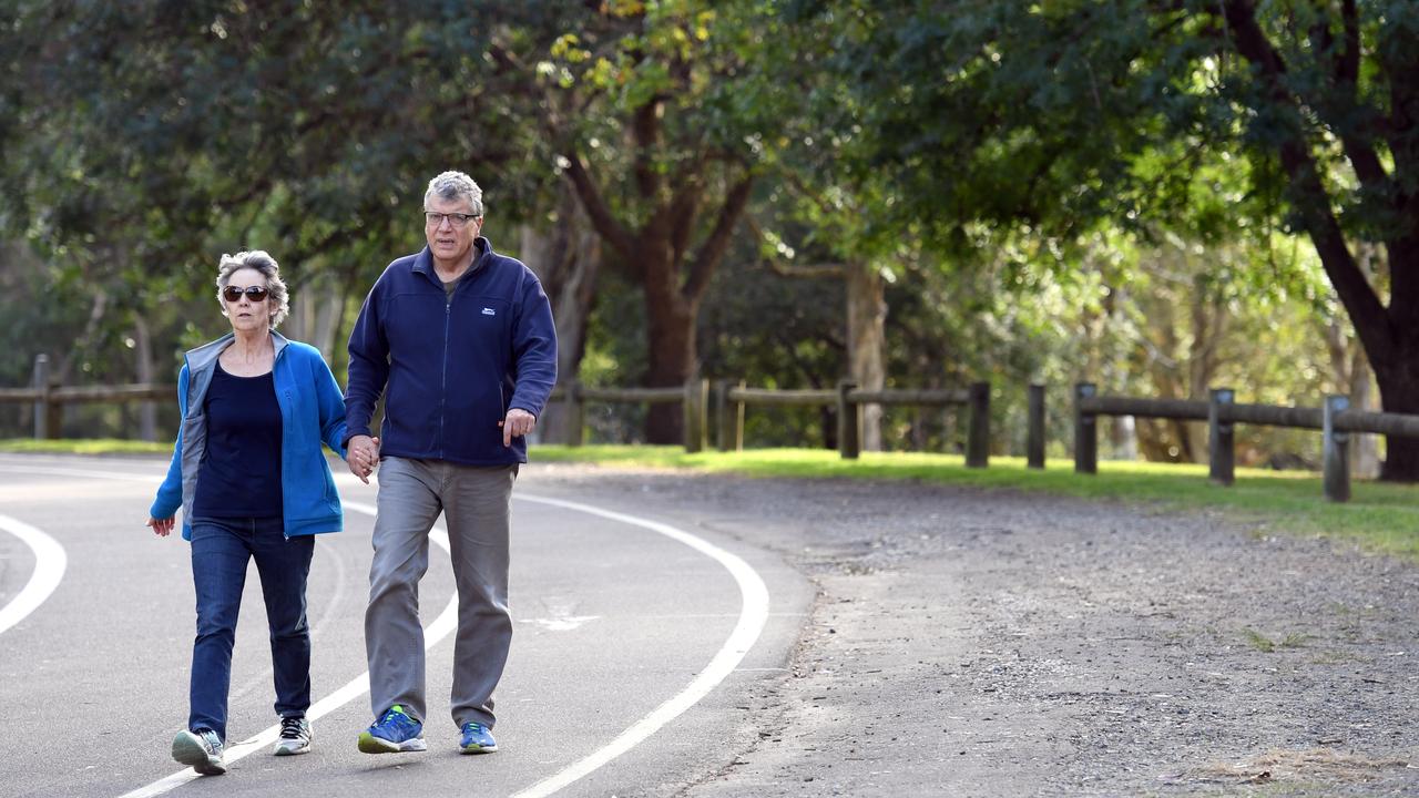 An elderly couple