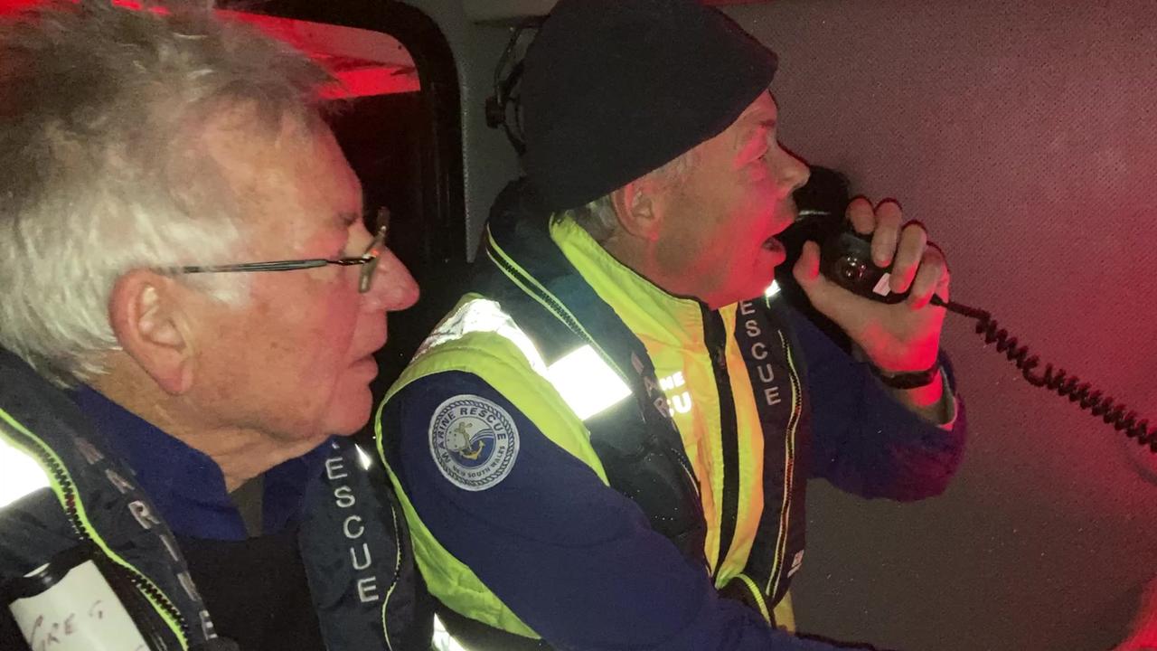 A Marine Rescue NSW crew involved in the search