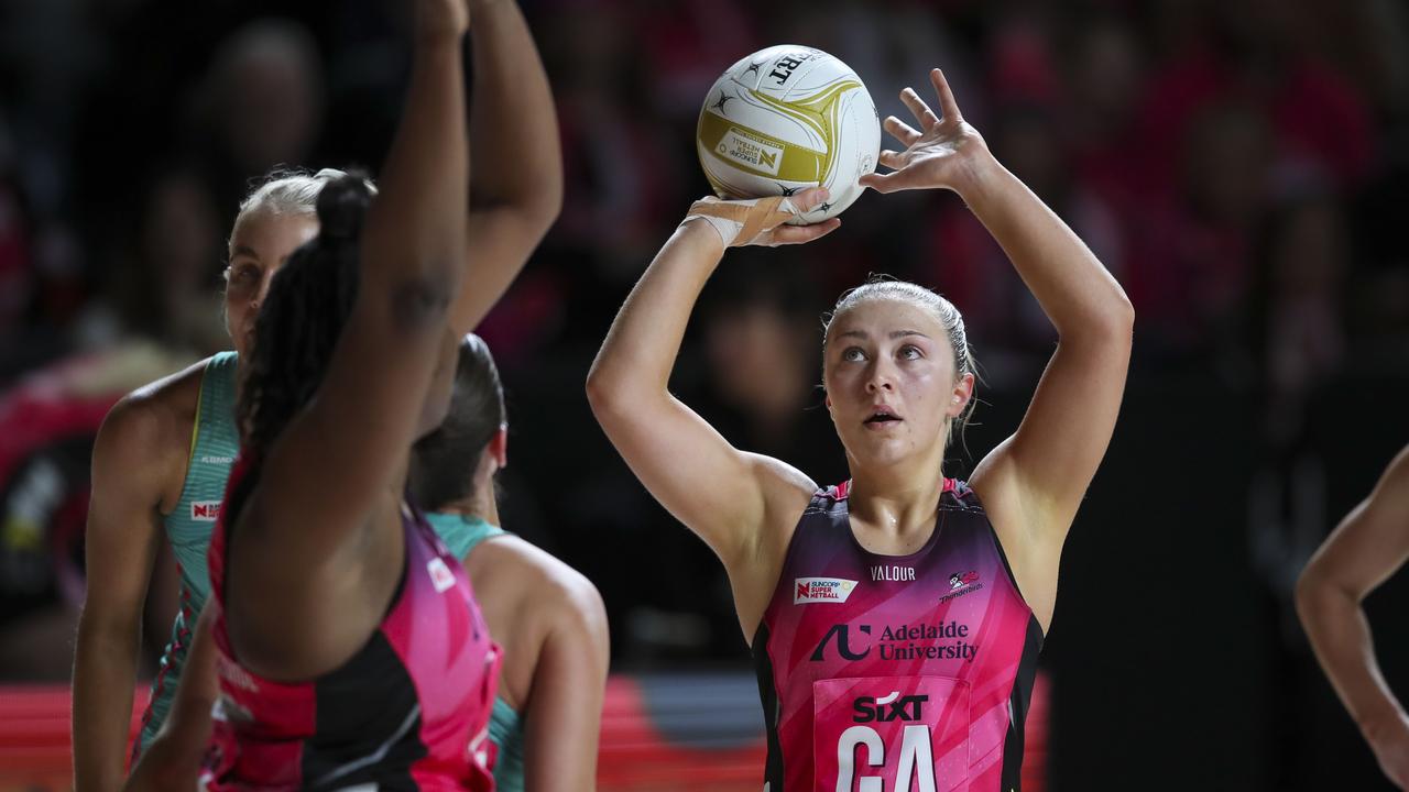 Goal attack Georgie Horjus.