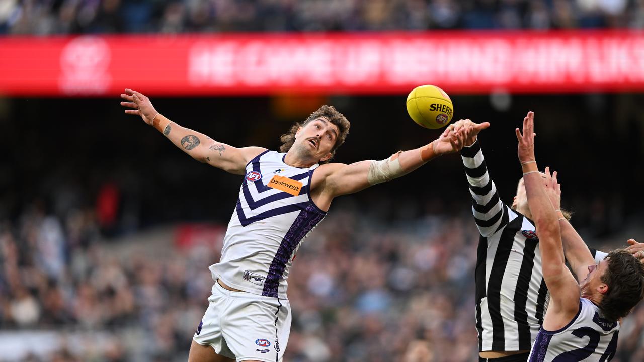Fremantle ruckman Luke Jackson