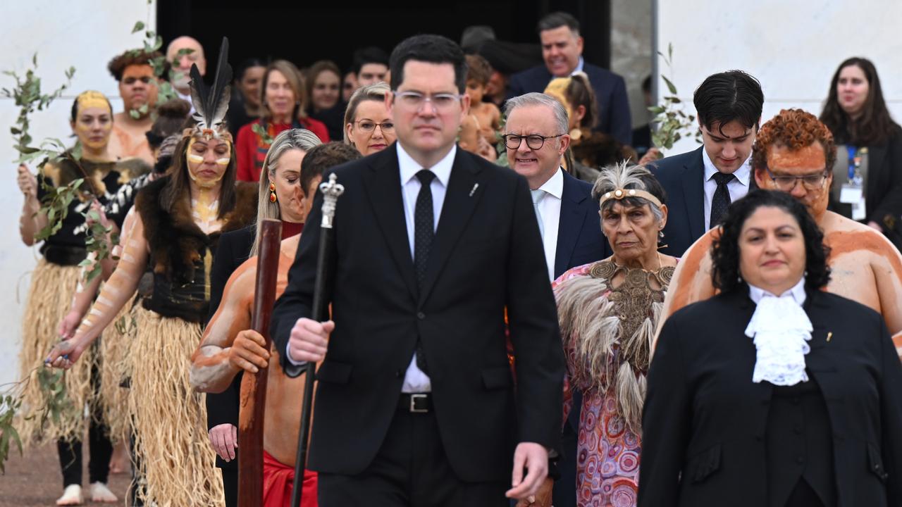 Ceremonial opening of parliament.