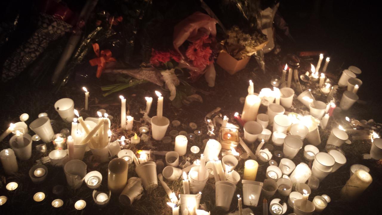 Candle tribute to Prabha Kumar