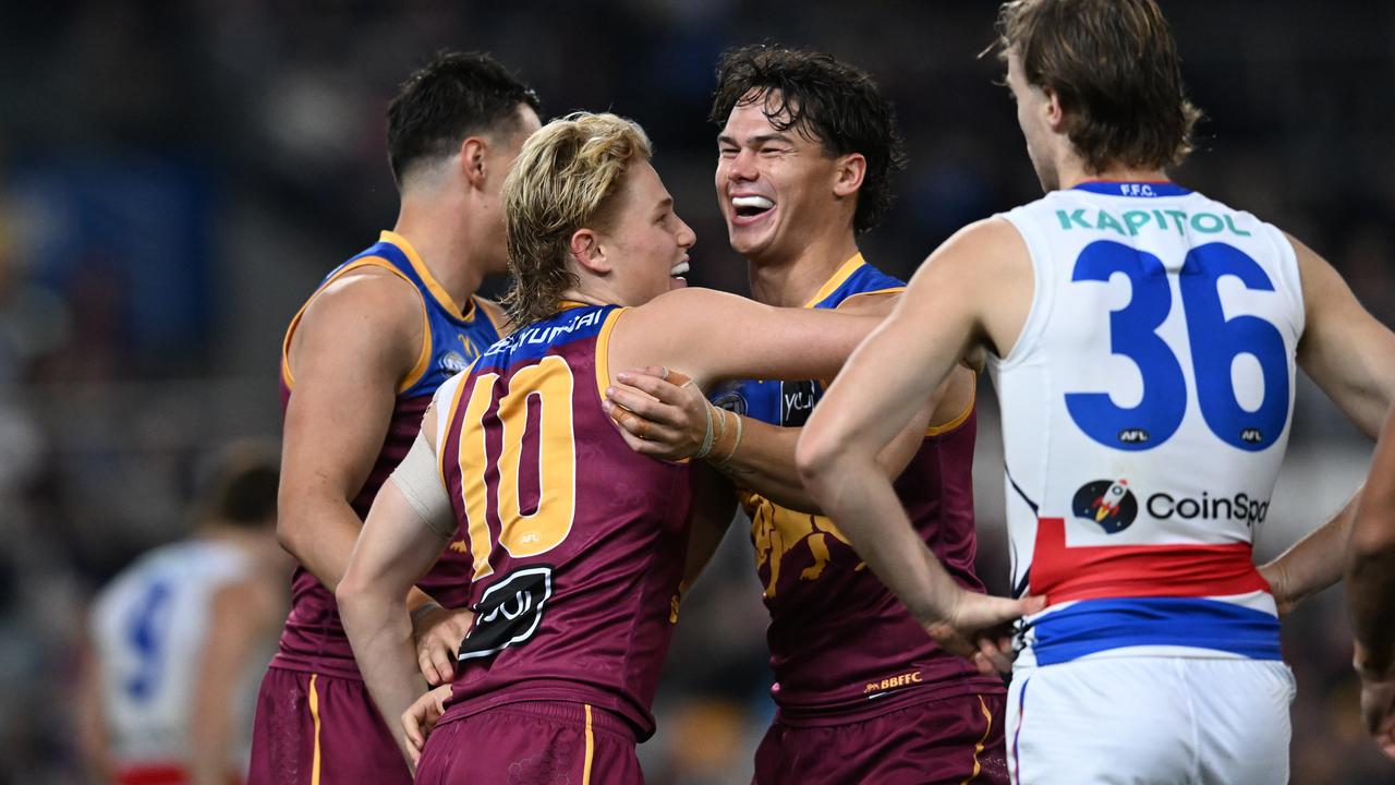 The Western Bulldogs v Brisbane Lions.