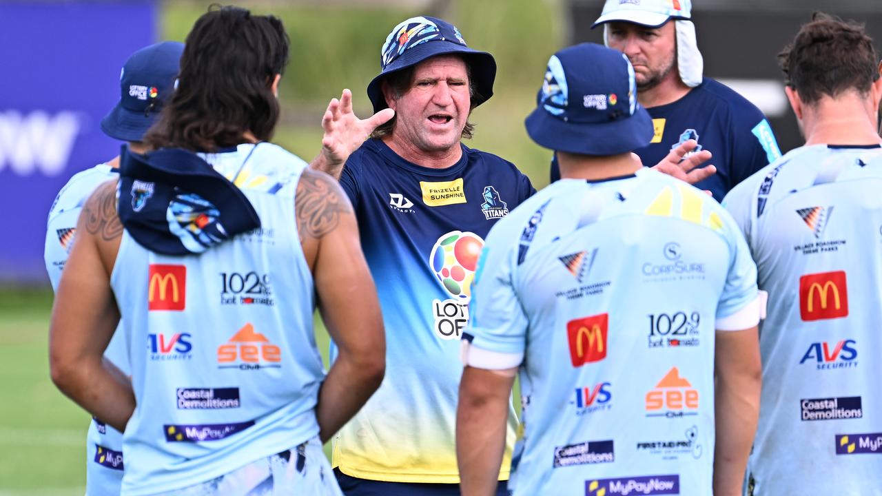 Titans coach Des Hasler makes sure his players get the message