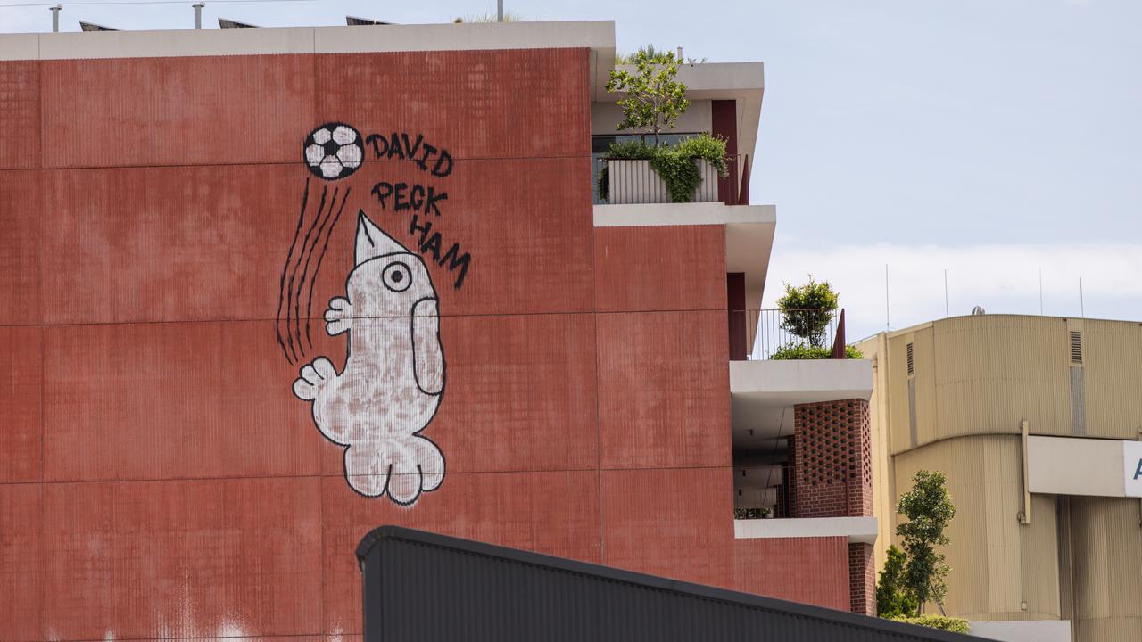 'Pam the bird' graffiti
