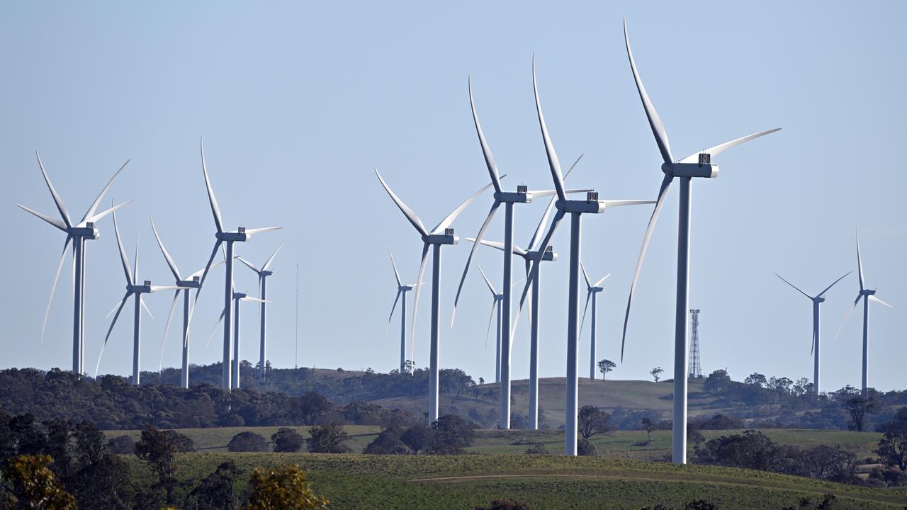 Power-generating windmill turbines