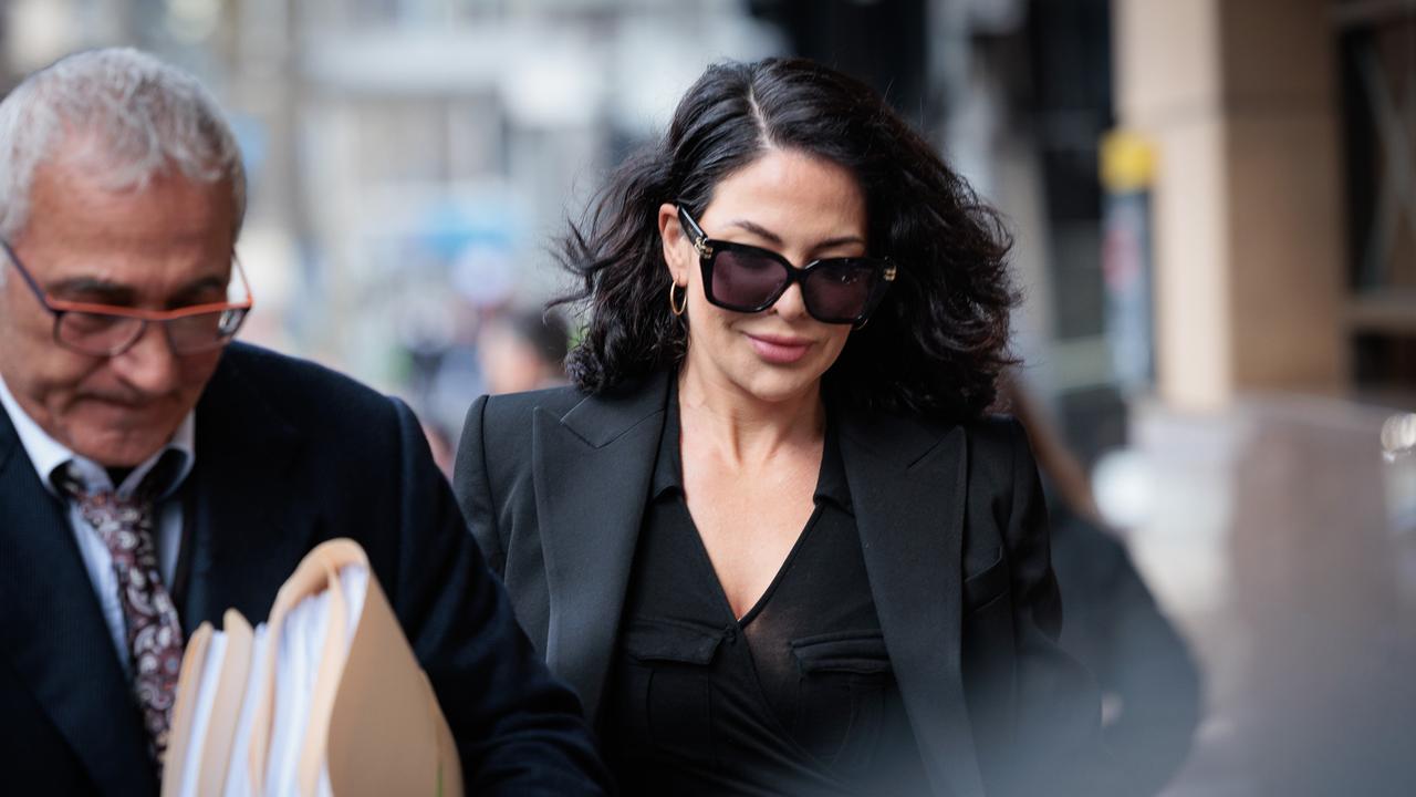 Zoe Davis outside Melbourne Magistrates Court