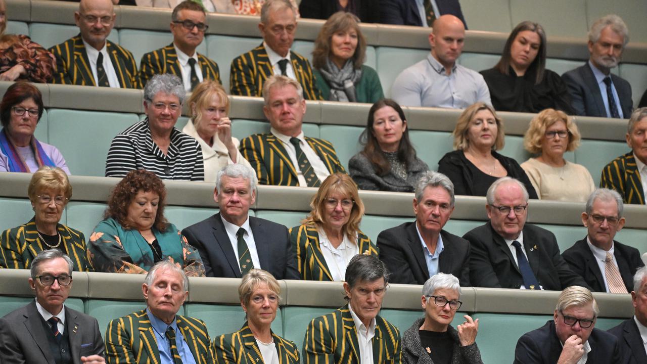 1980 Moscow Australian Olympians during Question Time