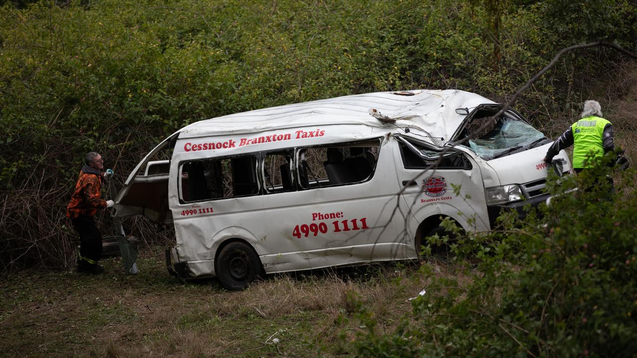 WEDDING MINIBUS CRASH
