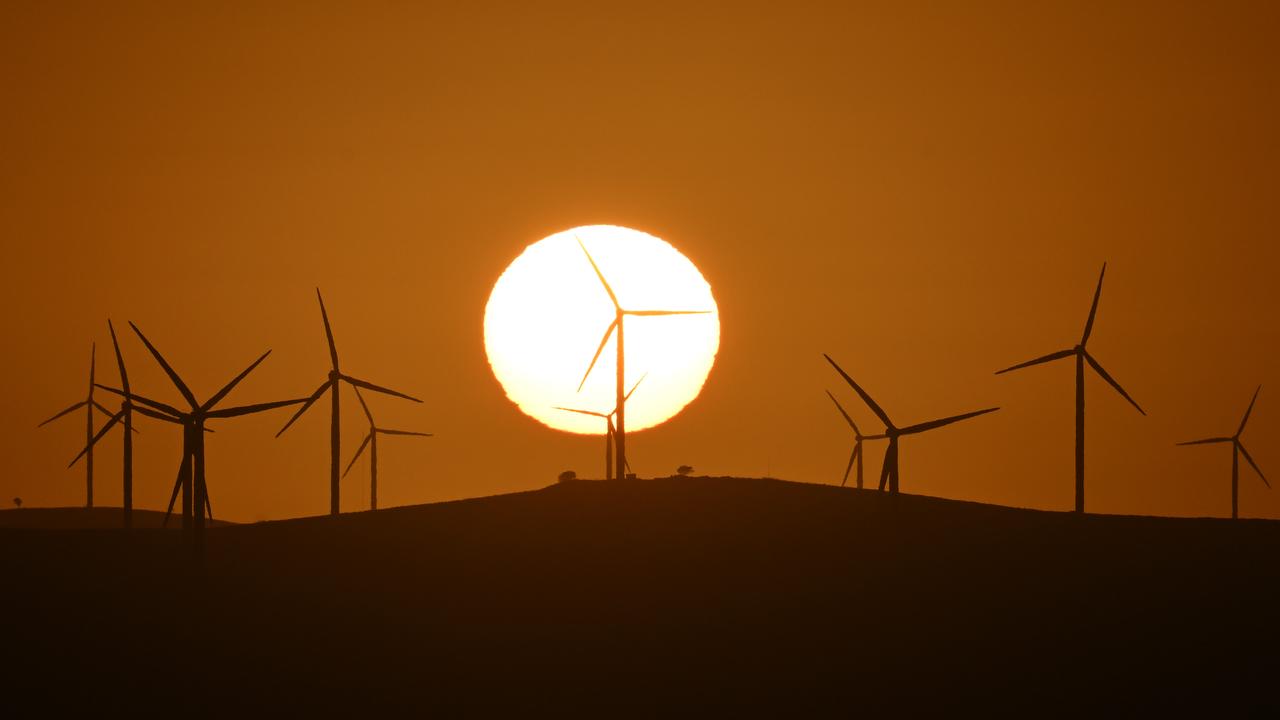 Capital Wind Farm, east of Canberra