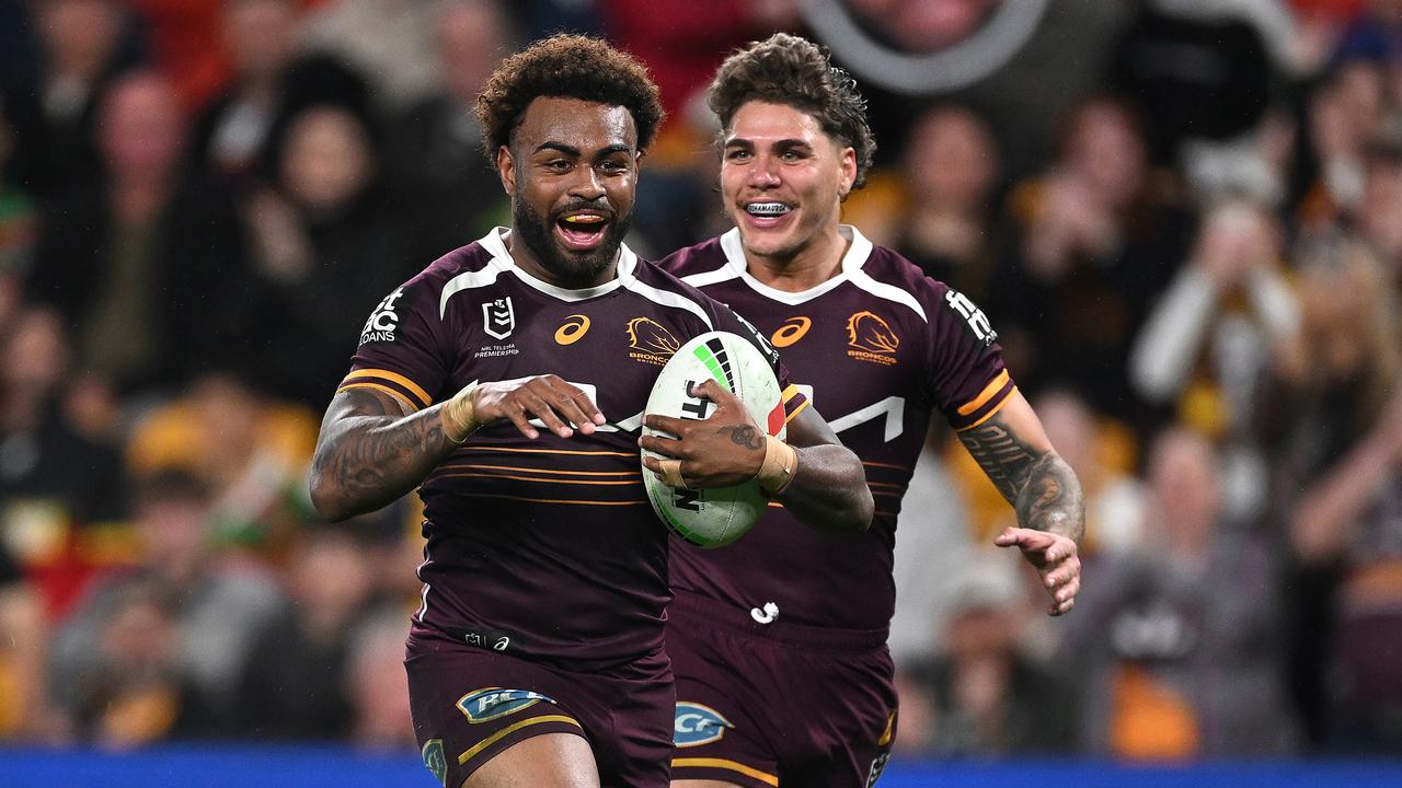 Broncos duo Ezra Mam and Reece Walsh.