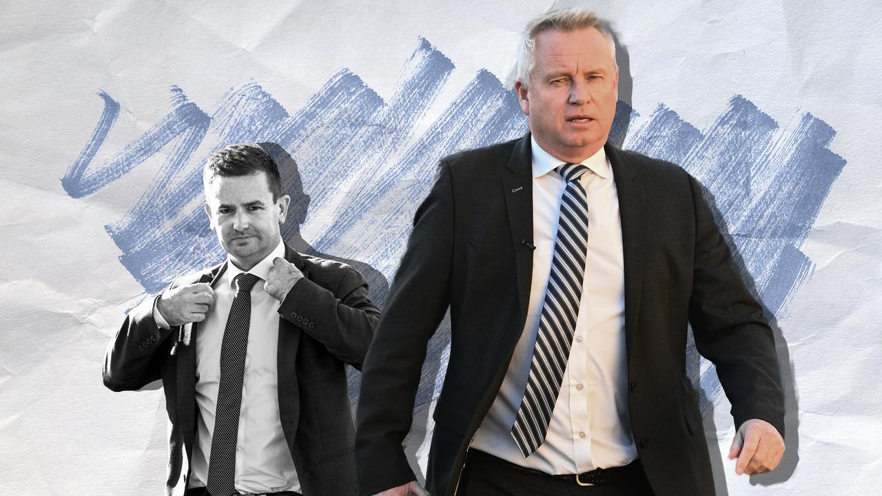 Dean Winter and Jeremy Rockliff (file images)