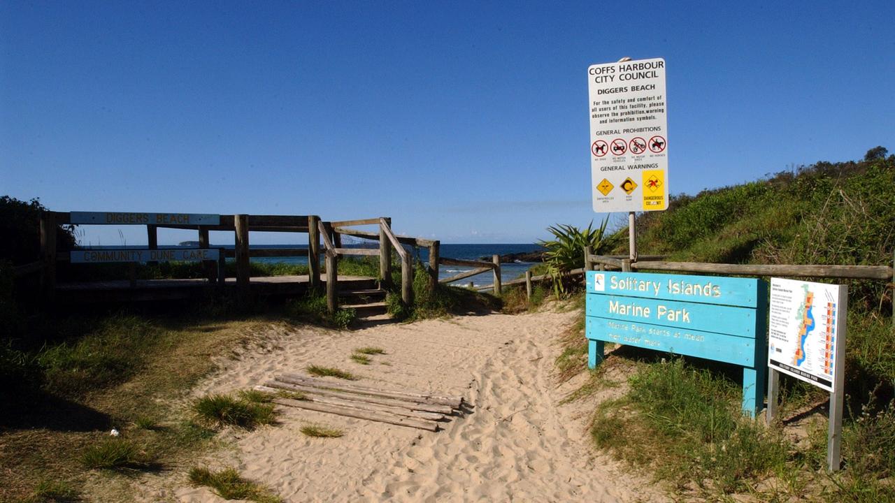 Diggers Beach in Coffs Harbour (file image)