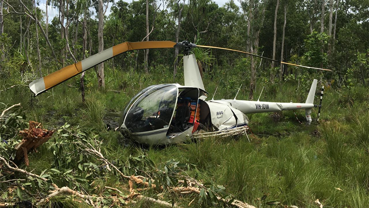 The crash scene