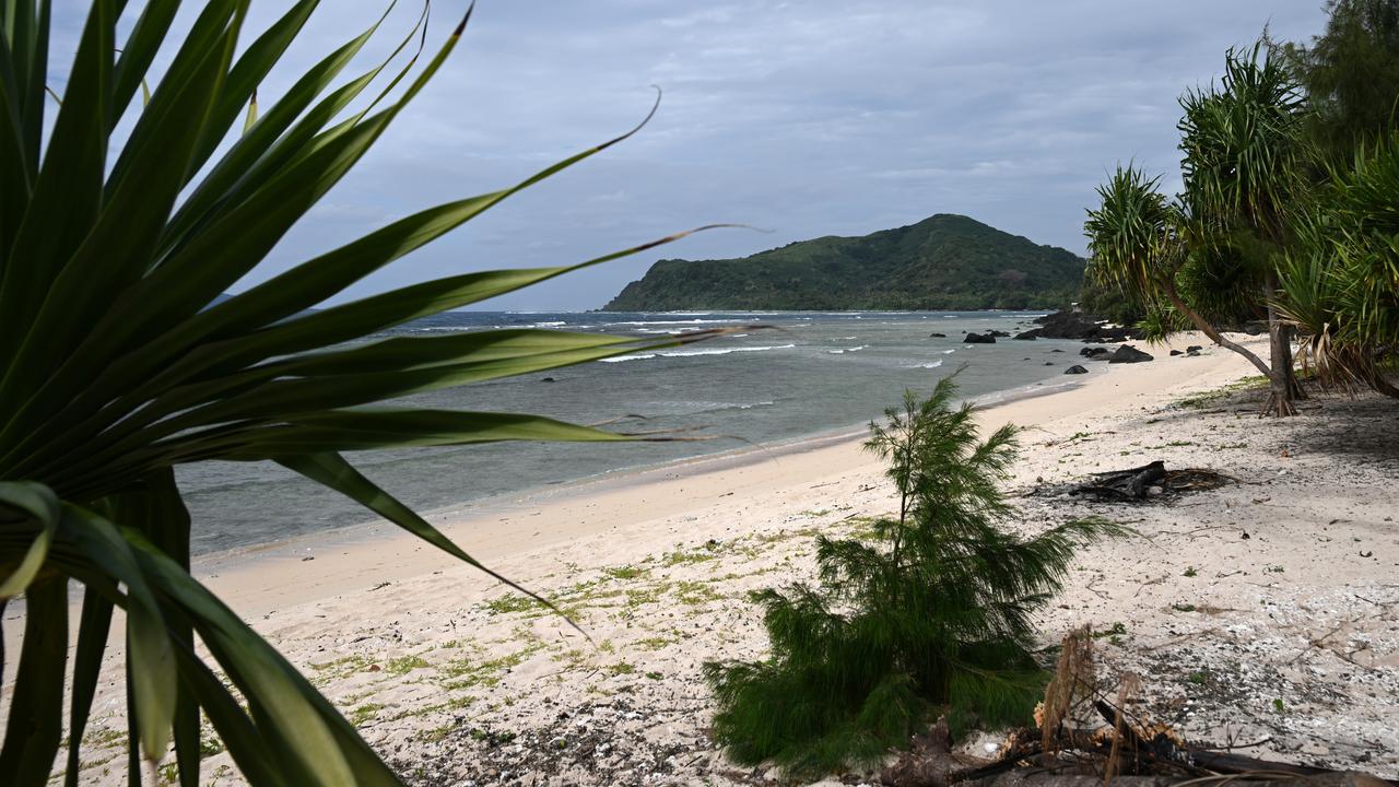 Vegetation on the beach of Nguna Island, Vanuatu