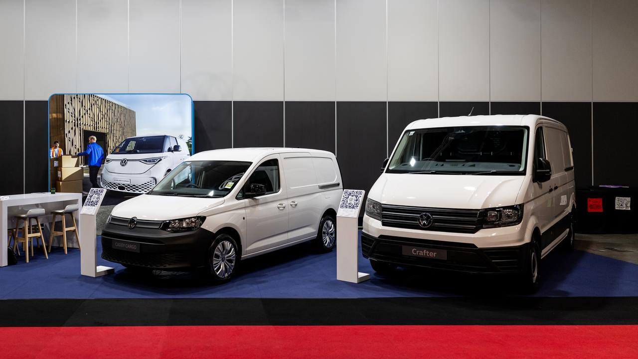 A VW electric van