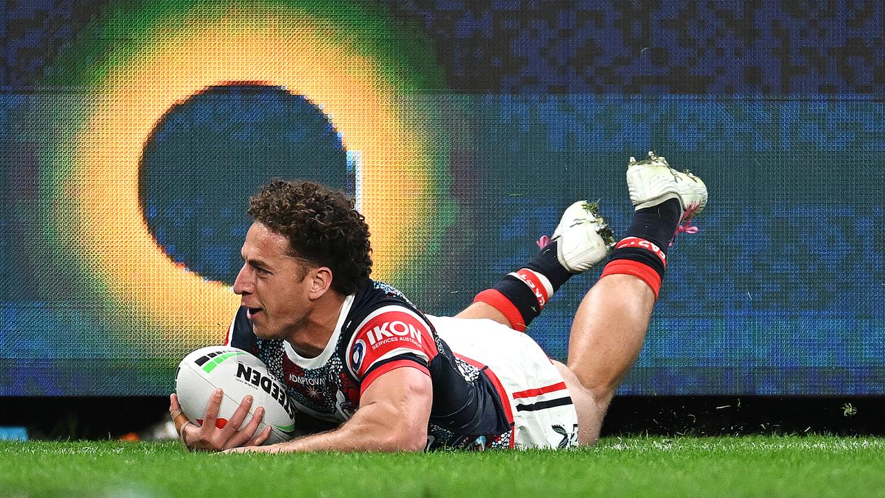 Roosters winger Mark Nawaqanitawase
