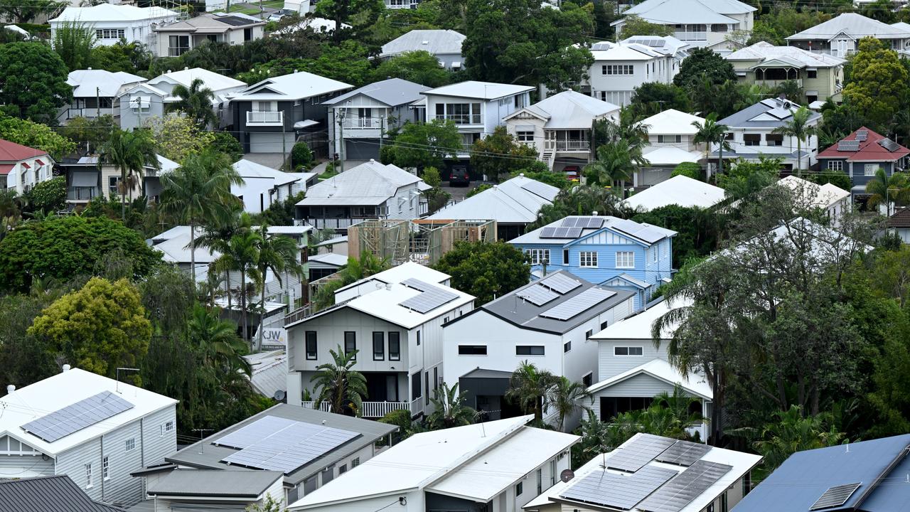 Residential homes in Brisbane (file image)