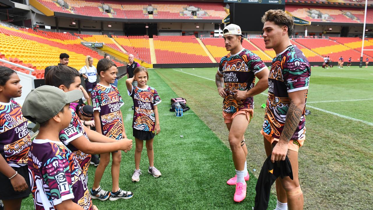 Kotoni Staggs and Reece Walsh