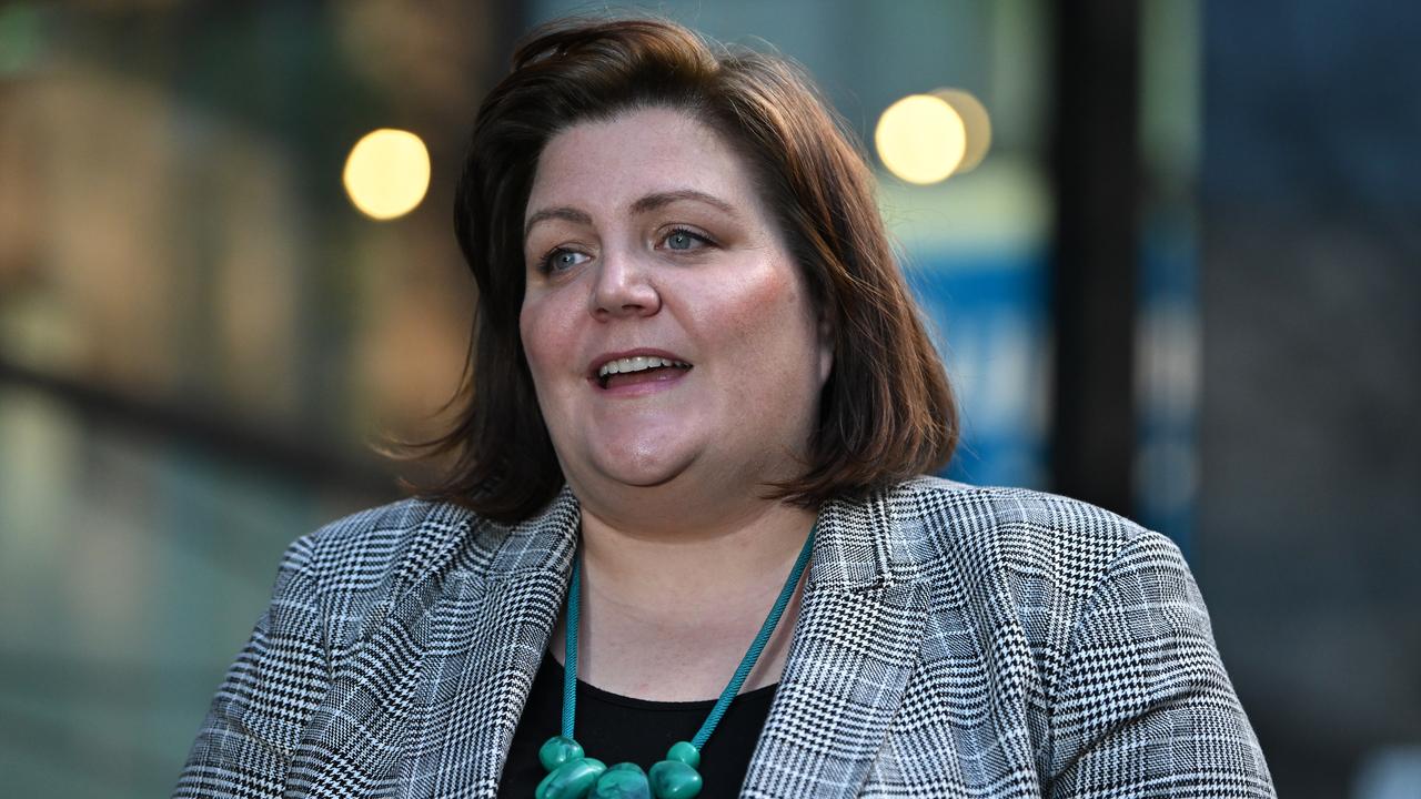 Australian Services Union national secretary Emeline Gaske