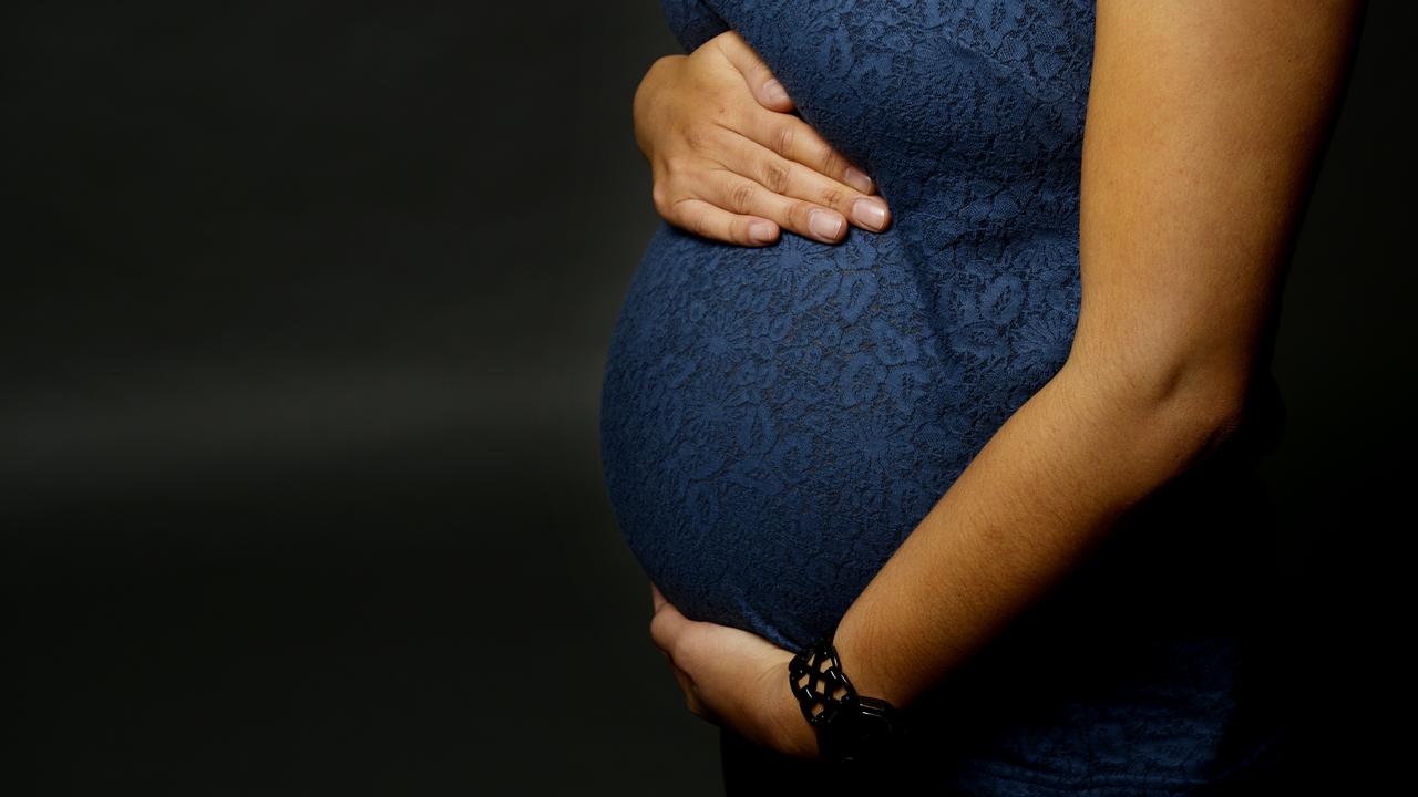 A pregnant woman