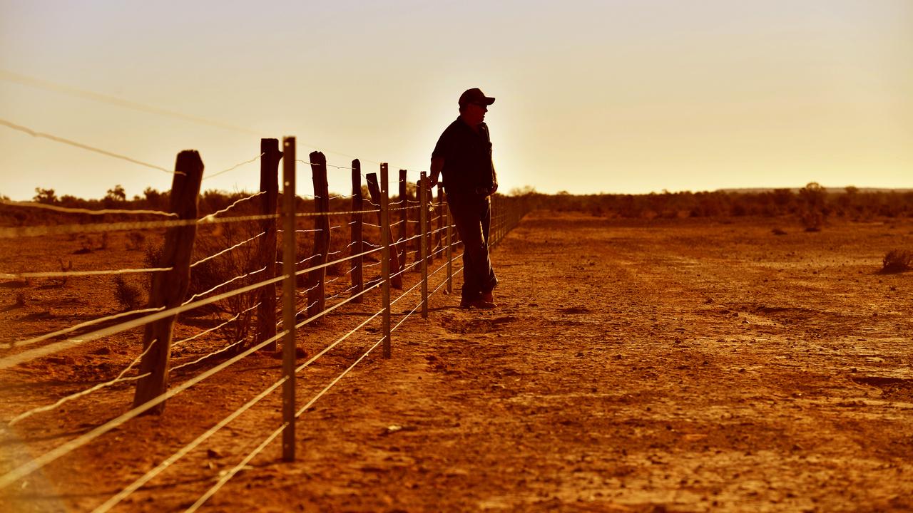 A farmer on his property (file image)