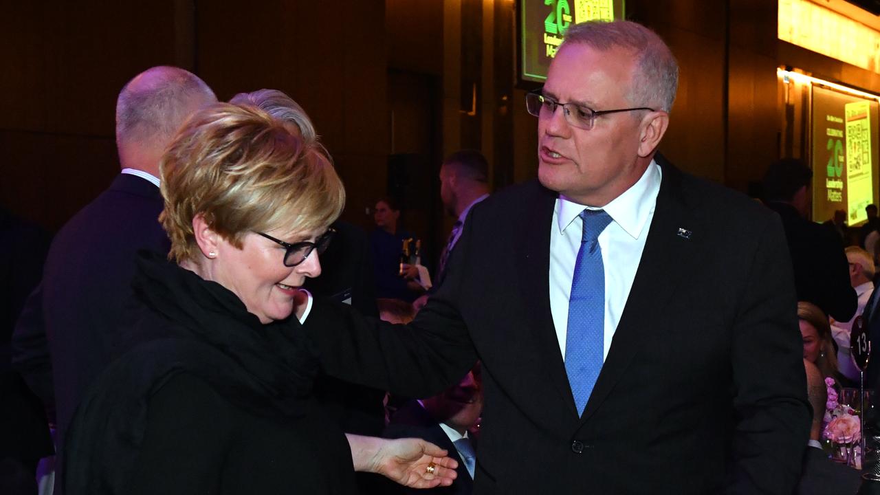 Linda Reynolds and Scott Morrison (file)