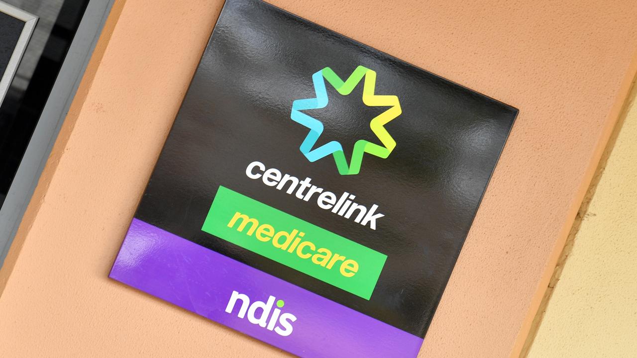 Centrelink signage (file image)