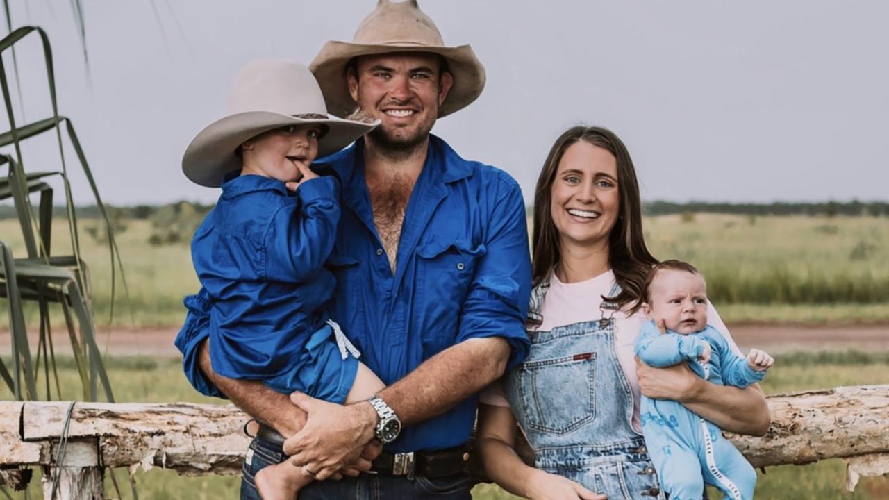 Chris Wilson with wife and family