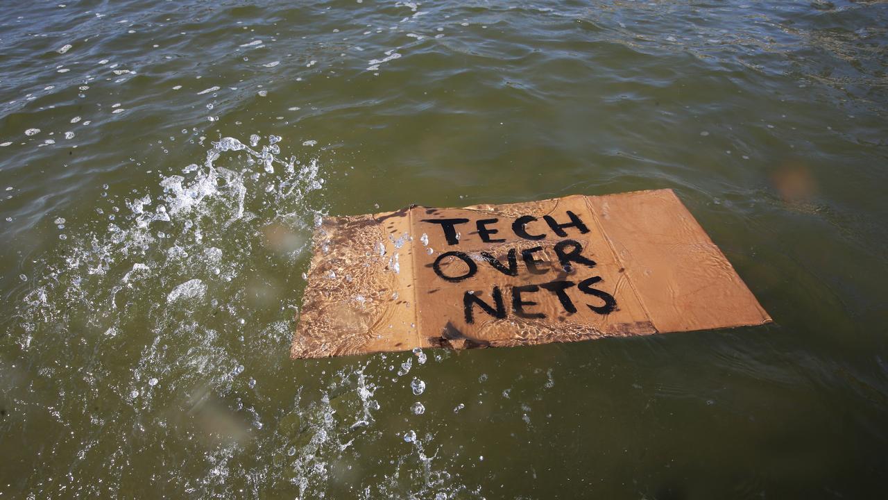 High-tech drumlines are an expensive alternative to shark nets.
