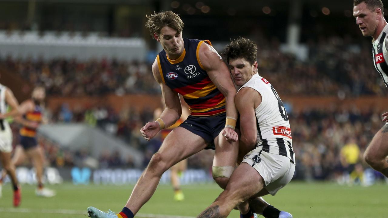 (L-R) Josh Worrell and Lachie Schultz.