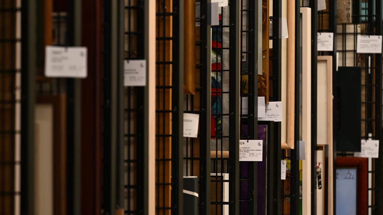 Art storage racks