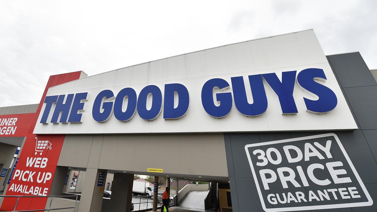 The Good Guys signage (file)