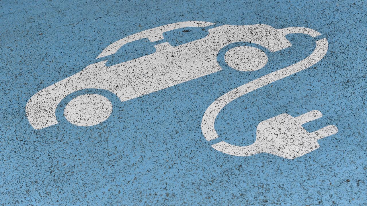 EV charging sign