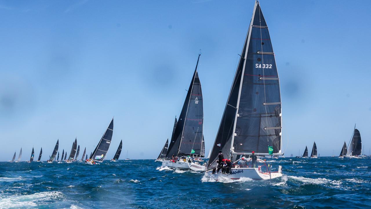the start of the 2024 Sydney-Hobart.