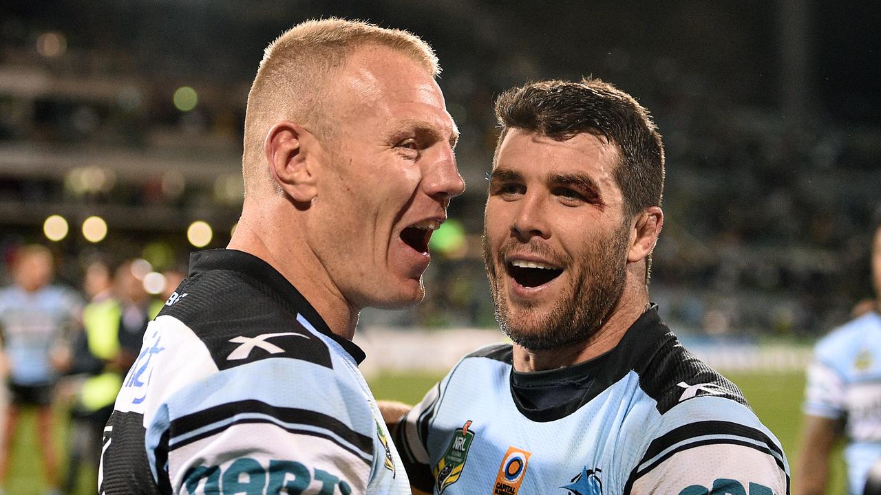 (L-R) Luke Lewis and Michael Ennis.