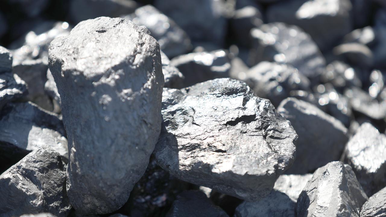 Pieces of coal