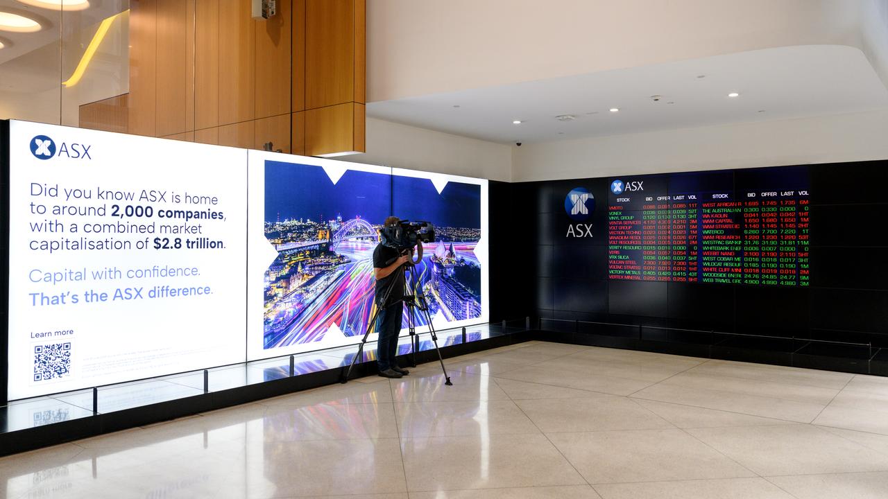 The Australian Securities Exchange in Sydney (file)