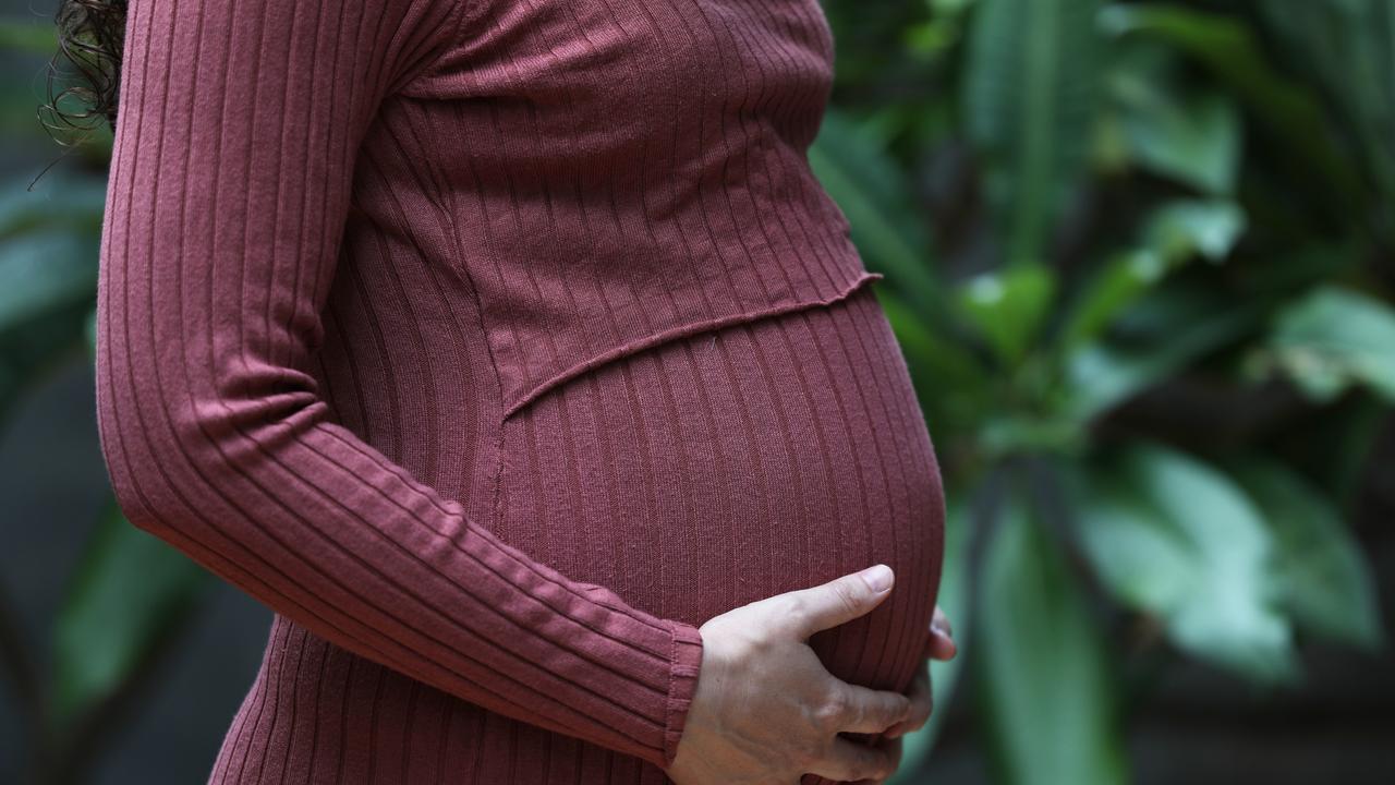 A pregnant woman