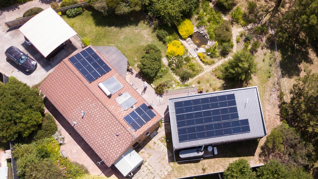 A residential rooftop solar unit (file image)