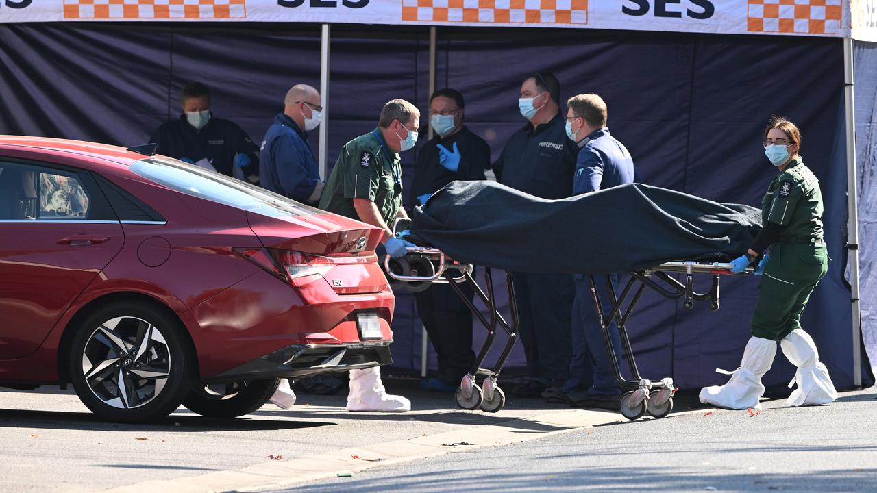 The homicide scene (file)