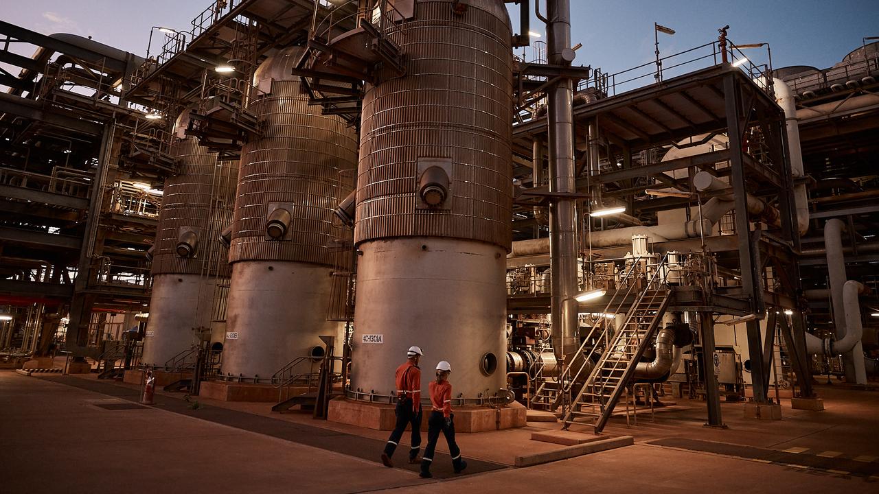 Woodside Energy's Karratha Gas Plant (file image)