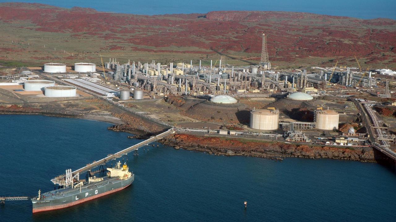 Woodside's North-West Shelf gas plant in Karratha (file image)