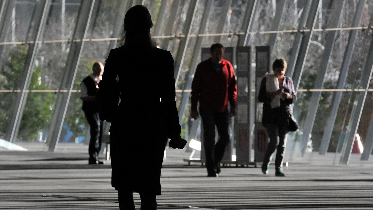 An office worker in Melbourne 