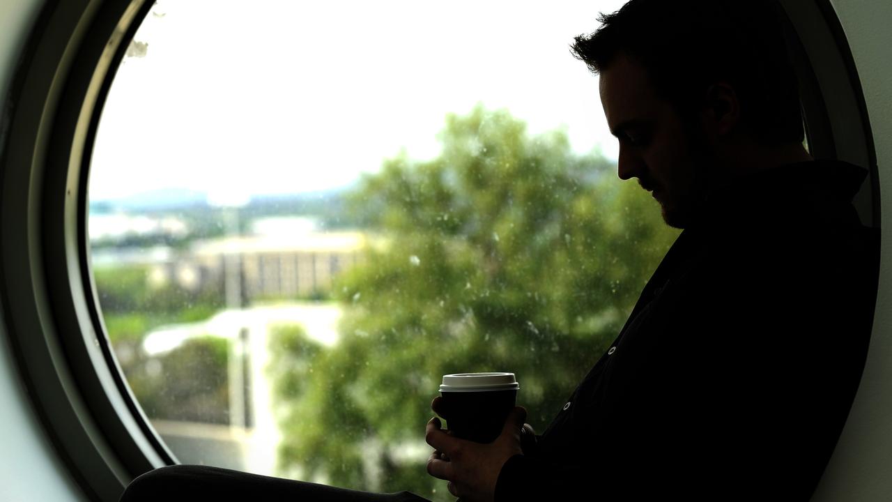 Stressed employee in Canberra